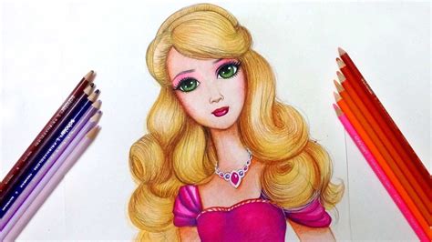 How To Draw Barbie Kids Drawing Barbie Drawing Doll Drawing