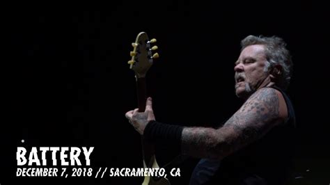 Metallica Battery Sacramento Ca December 7 2018 Youtube