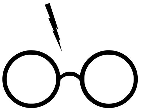 Harry Potter Glasses Svg - Free SVG Cut Files