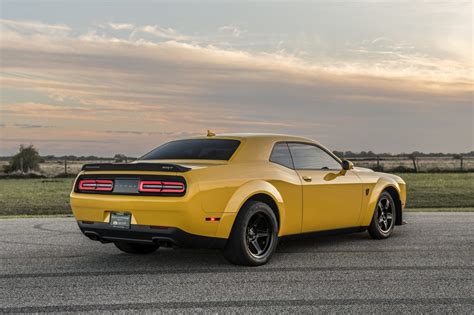 Hennessey performance offers an hpe1000 upgrade for the 2018 dodge challenger srt demon. Hennessey's Dodge Challenger SRT Demon makes 1,013 HP...at ...