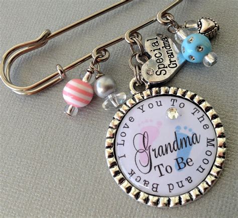 Grandma To Be Pin Mom To Be Pin Aunt To Be Personalized Pin Etsy