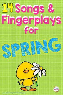 14 preschool songs and fingerplays for spring that are perfect for ...