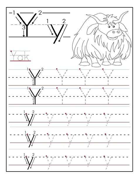 printable letter  worksheets  kindergarten