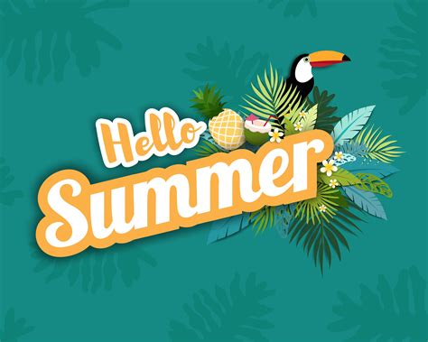 Beautiful Summer banner and poster card - Download Free Vectors ...