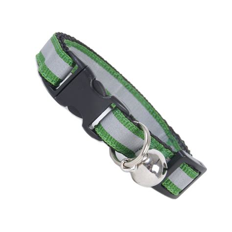 Cat collars & leads — wide assortment real reviews warrantyaffordable prices regular special offers and discounts up to 70%. Green Stripe Reflective Cat Collar