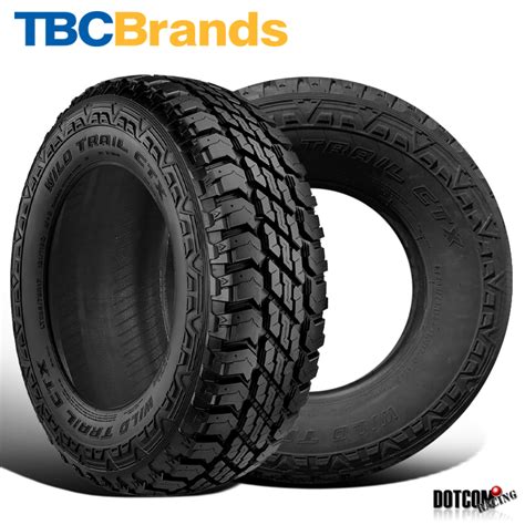 2 X New Tbc Brand Wild Trail Ctx 24575r17 121118q Commercial Traction