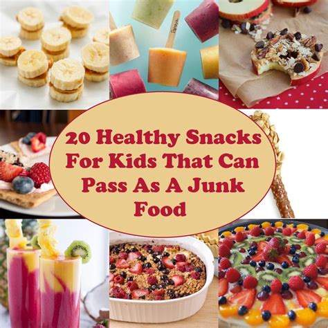 20 Healthy Snacks For Kids That Can Pass As A Junk Food