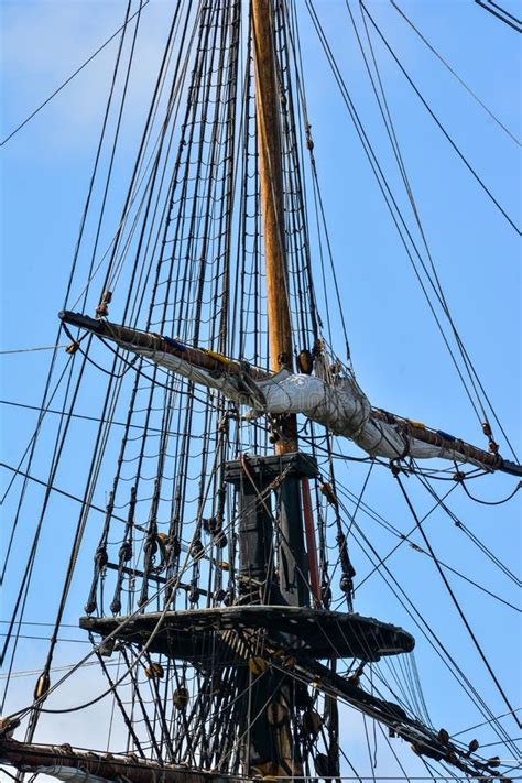 The Large Sailing Ship East Indiaman Editorial Image Image Of