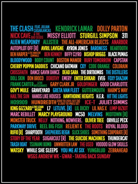 riot fest 2023 made up of bands i think that haven t played rf