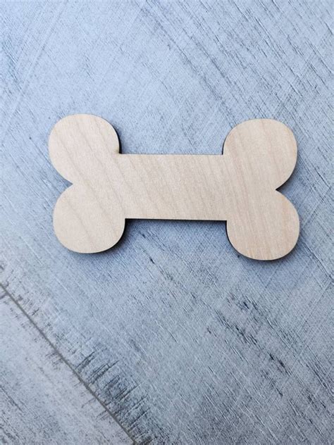 Unfinished Wood Dog Bone Blanks Diy Craft Blanks Wooden Dog Etsy