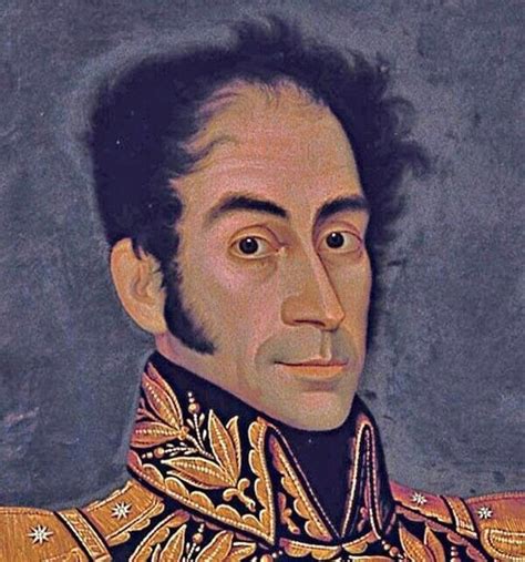 Simón Bolívar El Libertador En Vida Dijo El Retrato Pintor Peruano