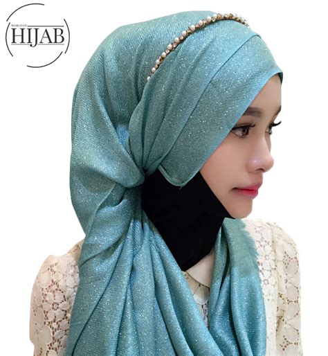 175 70cm Silk Cotton Elegant Beautiful Muslim Hijabs Fashion Muslim Scarf High Quality Women