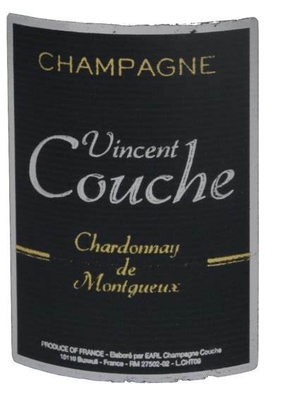 Champagne Chardonnay De Montgueux Vincent Couche Vigneron En Biodynamie