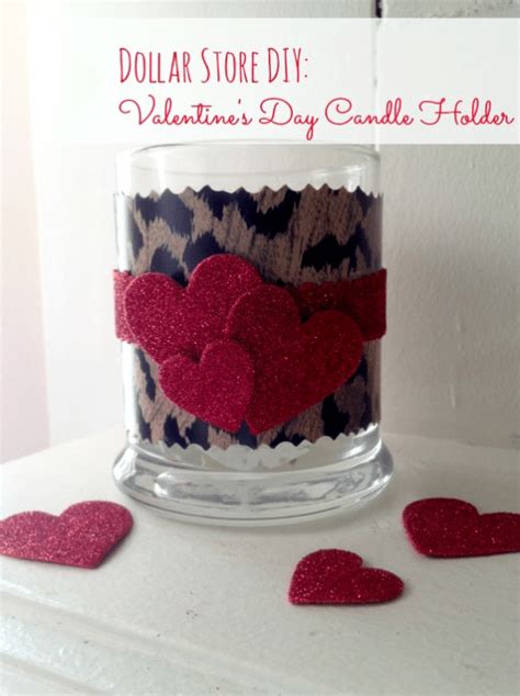 Valentines Day Candle Holder Craft