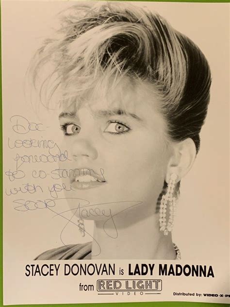 Stacey Donovan Adult Film Actress 8 X 10 Glossy Autographed 1998398940