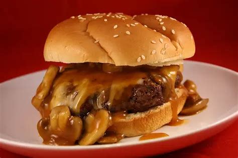 Hardees Mushroom And Swiss Burger Recipe Cullys Kitchen