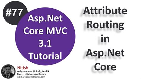 Attribute Routing In Asp Net Core Asp Net Core Tutorial Youtube