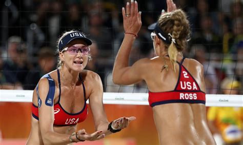 kerri walsh jennings and april ross absolutely dominated china in beach volleyball for the win