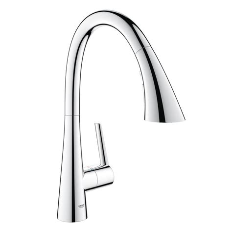 Grohe Ladylux L2 Single Handle Pull Out Sprayer Kitchen Faucet With