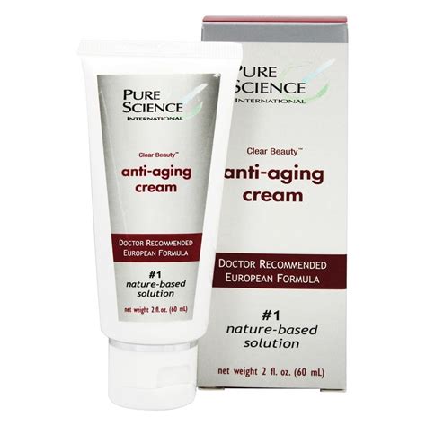 Pure Science International Clear Beauty Anti Aging Cream 2 Oz
