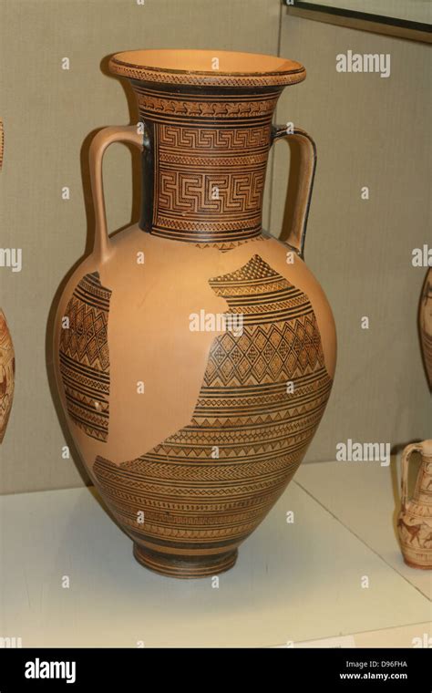 The Elgin Amphora Greek Made In Athens Circa 760 750 Bc Late