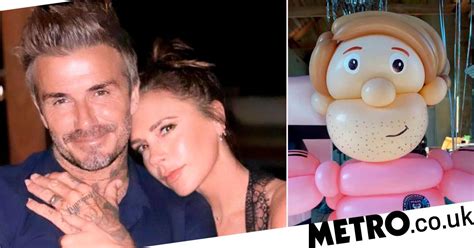 David Beckham Gets Lookalike Balloon And A Bonfire For His Birthday