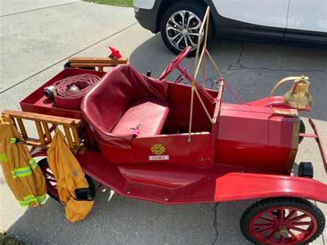 Model Tshrinersvintage Fire Truck Go Kart