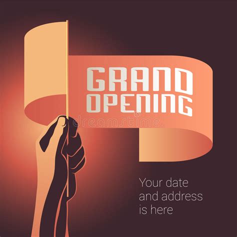 Grand Opening Vector Illustration Banner For New Store Shopping