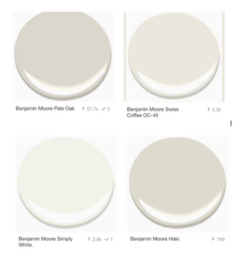 Benjamin Moore White Paint Color Chart View Painting