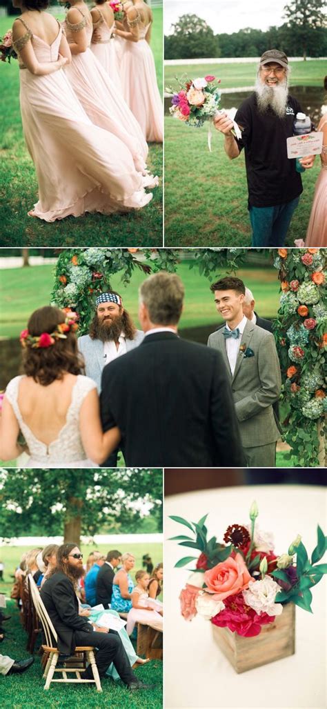 Exclusive John Luke And Mary Kates Duck Dynasty Wedding Style Me