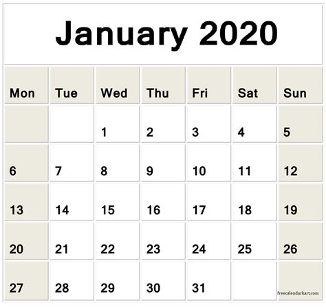 Print Jan 18 Calendar Calendar Printables Free Templates