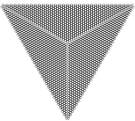 3 Sided Triangle Peyote Graph Paper Beading Graph Paper Pinterest