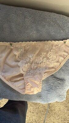 Vintage Maidenform Chantilly String Bikini Panties Medium Peach Ebay