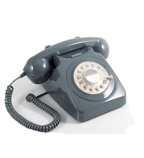 Gpo Retro Gpo 746 Rotary Vintage Telephone Grey