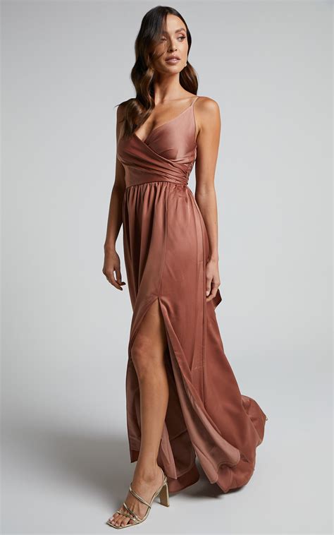 Revolve Around Me Dress In Dusty Rose Showpo Usa