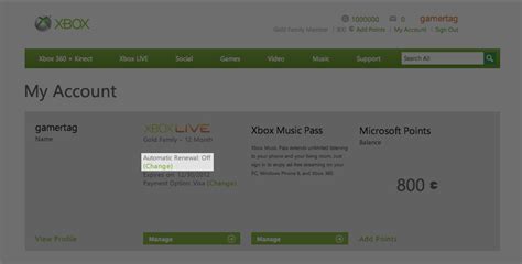 The process of removing your subscription entails cancelling the recurring billing of your account. How do I cancel Xbox LIVE automatic renewal online? - Arqade