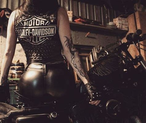 pin on biker girl