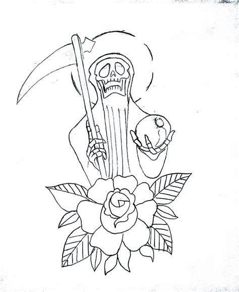 Sint Tico Foto Imagenes Para Dibujar De La Santa Muerte Actualizar