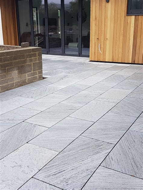 Lincoln Grey King Size Marble Paving Slabs 900x600 Pack Patio Slabs