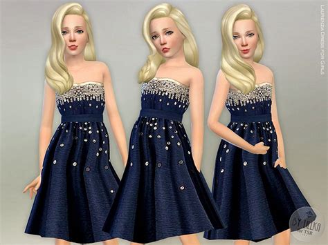 Laurenzia Dress For Girls Found In Tsr Category Sims 4 Female Child