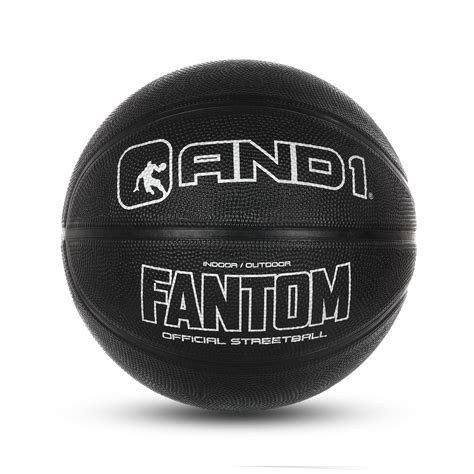 And1 Fantom Street Basketball 295 Full Size Black