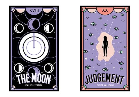 Simply upload your designs onto our card maker and preview for order. Tarot Card Designs - Friday Funday | The moon tarot card ...