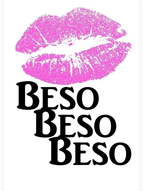 Pink Beso Poster By Esoteric Ekoes Redbubble