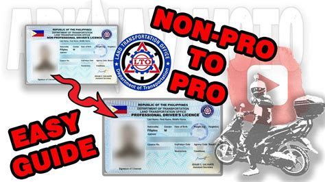 Lto Non Professional To Professional License Guide 2020 Easy Tips