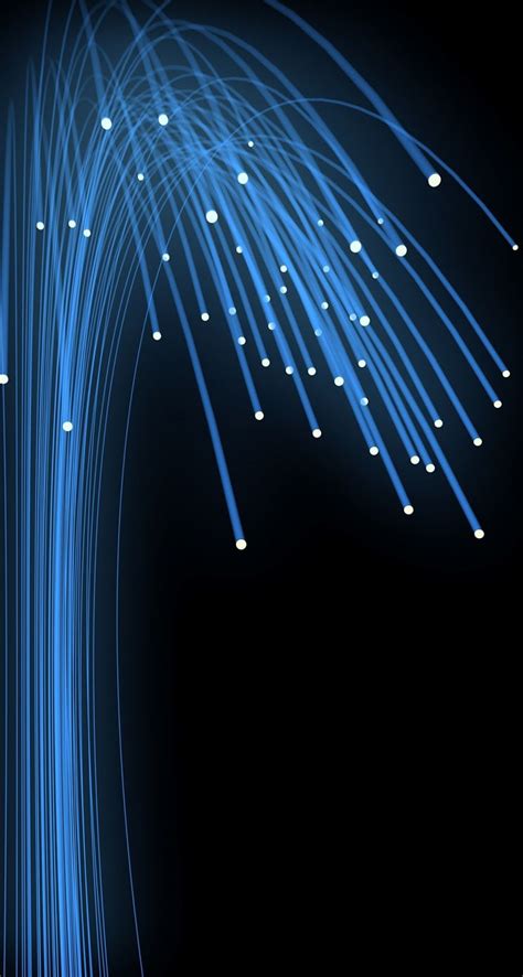 Abstract Blue Shiny Fiber The Iphone Wallpapers