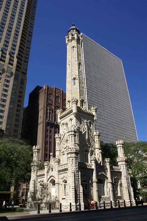 Chicago Water Tower Chicago 1869 Structurae