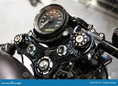 Motorcycle Classic Speedometer Stock Image Image Of Unit Vintage