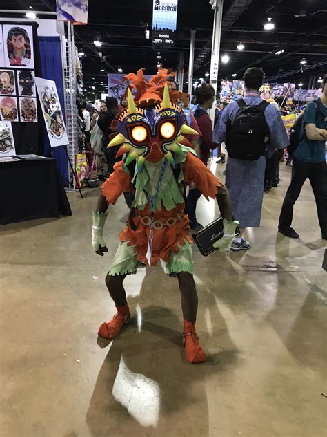 Photographer Awesome Majoras Mask Cosplay That I Saw While Working