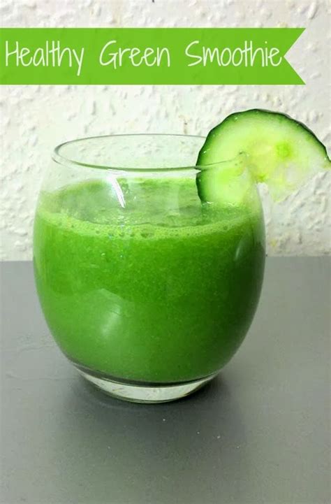 Healthy Green Smoothie Recipe Cucumber And Lime Crafty Morning