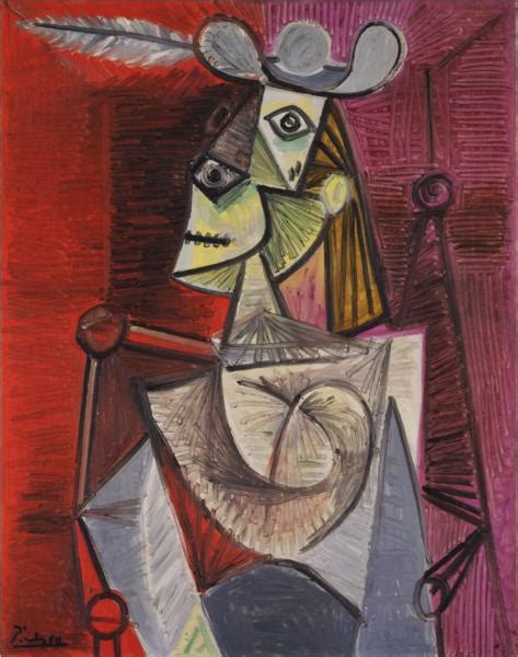 Woman In An Armchair Pablo Picasso Wikiart Org